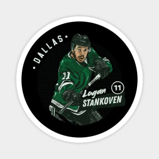 Logan Stankoven Dallas Dots Magnet